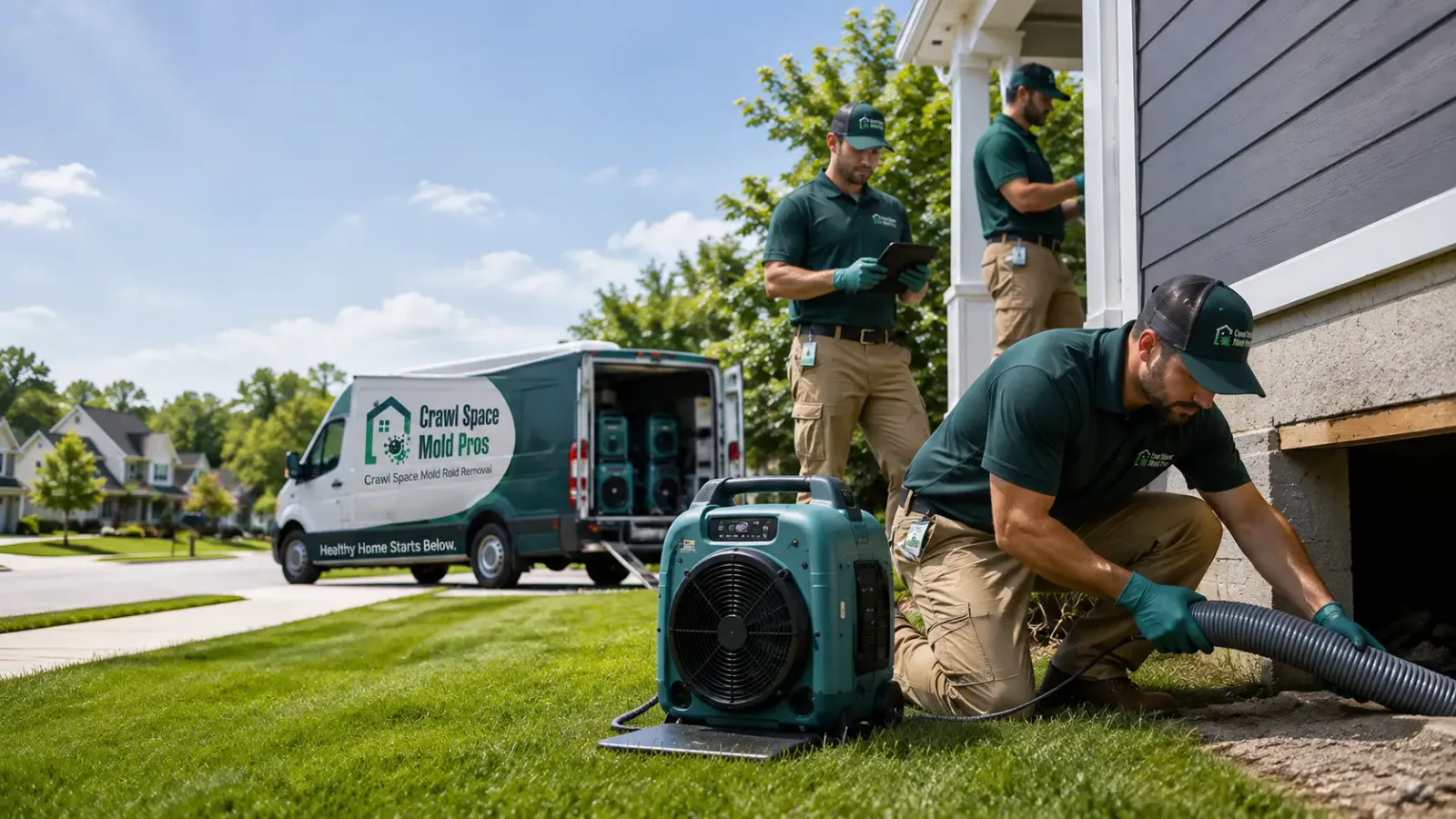 Crawl Space Mold Removal in Reelsville, IN